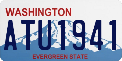 WA license plate ATU1941