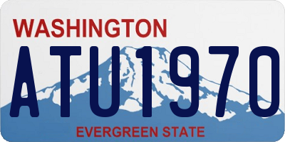 WA license plate ATU1970