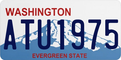 WA license plate ATU1975