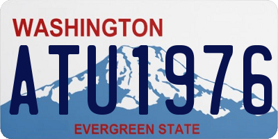 WA license plate ATU1976