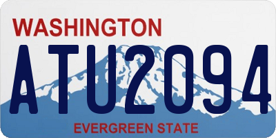 WA license plate ATU2094