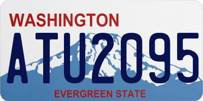 WA license plate ATU2095