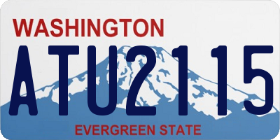 WA license plate ATU2115