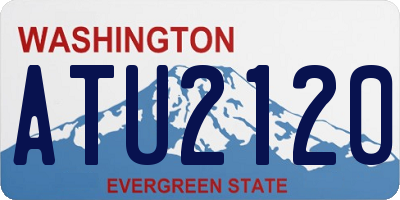 WA license plate ATU2120