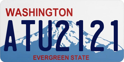WA license plate ATU2121