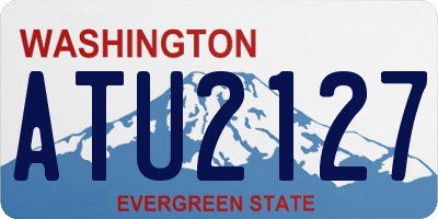 WA license plate ATU2127