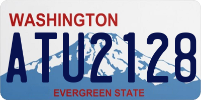 WA license plate ATU2128