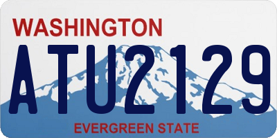WA license plate ATU2129