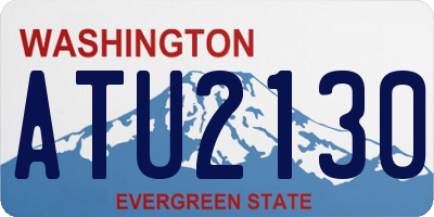 WA license plate ATU2130