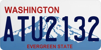 WA license plate ATU2132