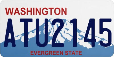 WA license plate ATU2145