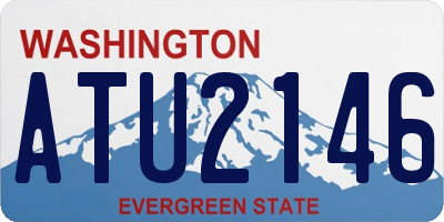 WA license plate ATU2146