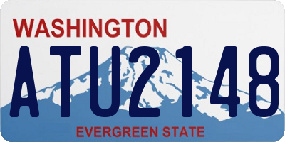WA license plate ATU2148