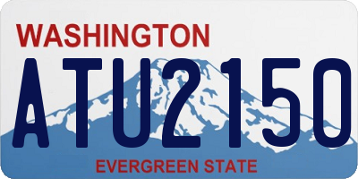WA license plate ATU2150