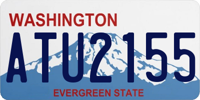 WA license plate ATU2155
