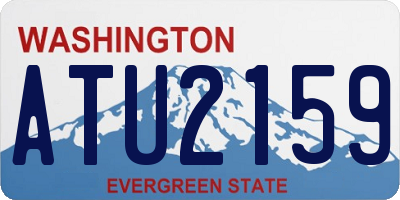 WA license plate ATU2159