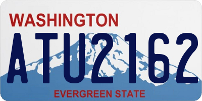WA license plate ATU2162