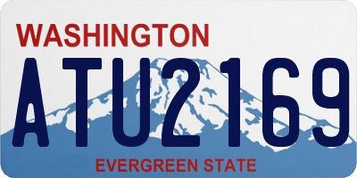 WA license plate ATU2169