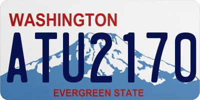 WA license plate ATU2170