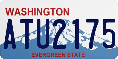 WA license plate ATU2175