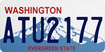WA license plate ATU2177