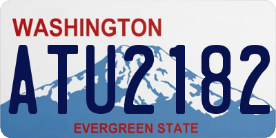 WA license plate ATU2182