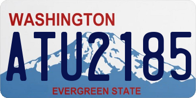 WA license plate ATU2185