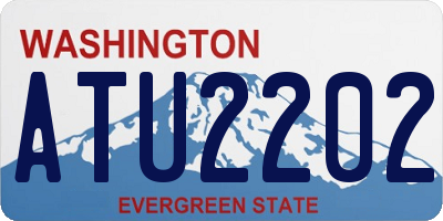 WA license plate ATU2202