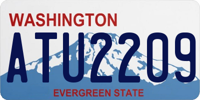 WA license plate ATU2209