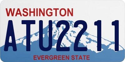WA license plate ATU2211