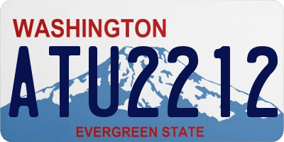 WA license plate ATU2212