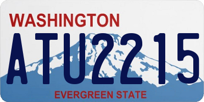WA license plate ATU2215