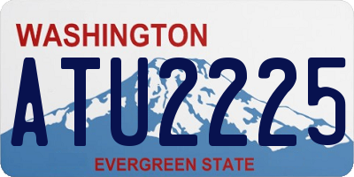 WA license plate ATU2225