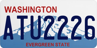 WA license plate ATU2226