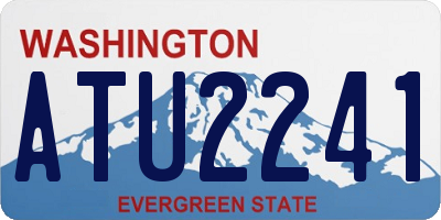WA license plate ATU2241