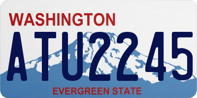 WA license plate ATU2245