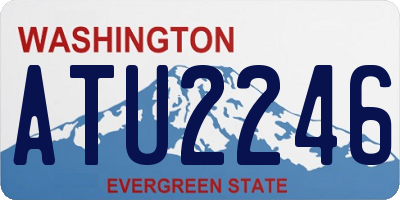 WA license plate ATU2246