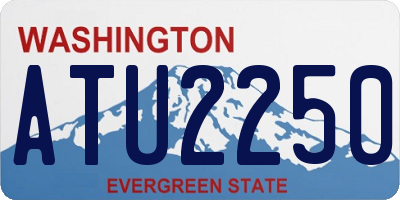 WA license plate ATU2250