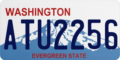 WA license plate ATU2256