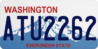 WA license plate ATU2262