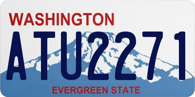 WA license plate ATU2271