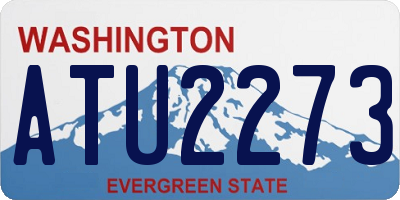 WA license plate ATU2273