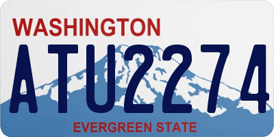 WA license plate ATU2274