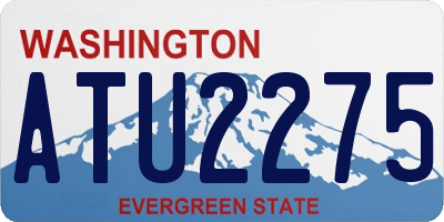WA license plate ATU2275