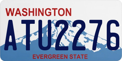 WA license plate ATU2276