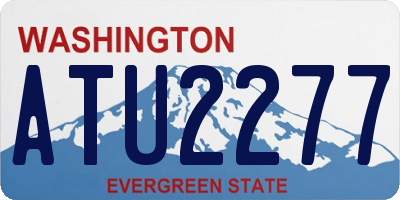 WA license plate ATU2277