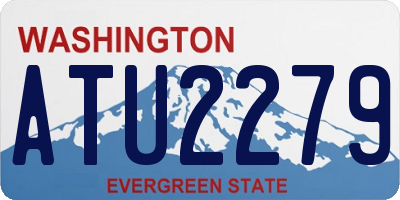 WA license plate ATU2279