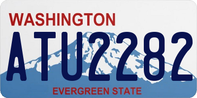 WA license plate ATU2282