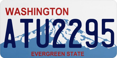 WA license plate ATU2295