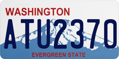WA license plate ATU2370